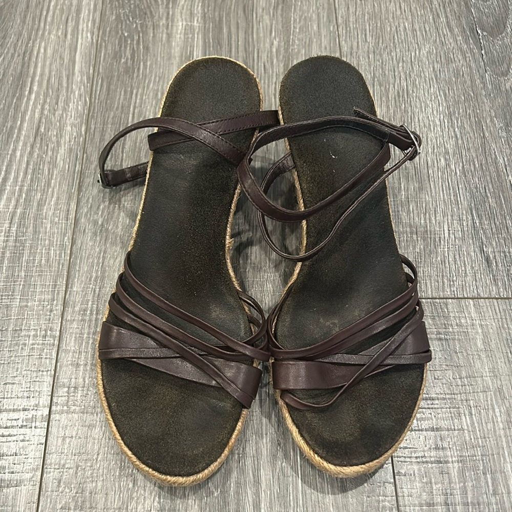 Banana Republic wedge espadrilles